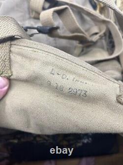 WWI 1918 MILLS HAVERSACK CANVAS PACK with extras