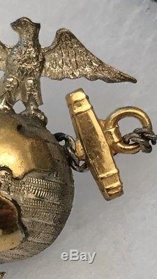 WWI 1918 USMC Marine Officer Dress Uniform EGA WW1 Insignia AEF silver gold 1917