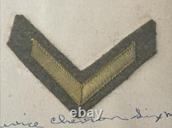 WWI 1919 Original Luxemburg Motor Show Bulletin, Chevron, Red Diamond Collar Tab