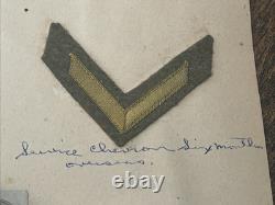 WWI 1919 Original Luxemburg Motor Show Bulletin, Chevron, Red Diamond Collar Tab