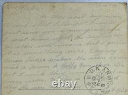 WWI 1919 US Army Soldiers Mail Bonne Année France Postcard-RMI/AEF Cancellations