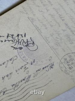 WWI 1919 US Army Soldiers Mail Bonne Année France Postcard-RMI/AEF Cancellations