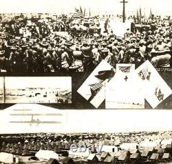 WWI 2nd Division Army Mobilization Camp Texas Airplane Real Photo Postcard