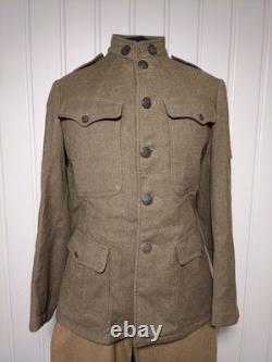 WWI 3rd ID 7th Infantry 2 Uniform set w letters NAMED WIA