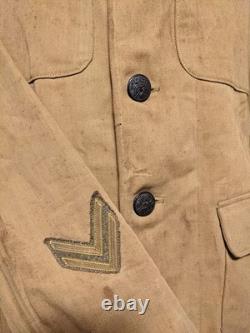 WWI 3rd ID 7th Infantry 2 Uniform set w letters NAMED WIA