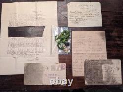 WWI 3rd ID 7th Infantry 2 Uniform set w letters NAMED WIA