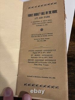 WWI 4th Air Park Booklet AEF Army of Occupation, Coblenz Germany 1919 ORIGINAL