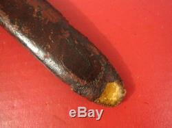 WWI AEF US ARMY M1905 Bayonet Marked RIA 1906 withM1905 2nd Pat Leather Scabbard 2