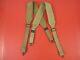WWI AEF US Army M1907 Mills Canvas Suspenders Dated 1918 Unissued RARE