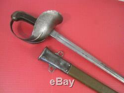 WWI AEF US Army M1913 Calvary Saber or Patton Sword withScabbard Dtd LF&C 1919