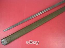 WWI AEF US Army M1913 Calvary Saber or Patton Sword withScabbard Dtd LF&C 1919