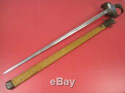 WWI AEF US Army M1913 Calvary Saber or Patton Sword withScabbard Dtd SA 1913