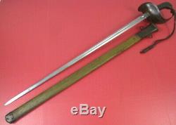 WWI AEF US Army M1913 Calvary Saber or Patton Sword withScabbard Dtd SA 1914