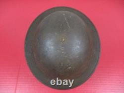WWI AEF US Army M1917 Helmet Complete withLiner & Chin Strap Original NICE #1