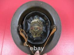 WWI AEF US Army M1917 Helmet Complete withLiner & Chin Strap Original NICE #1