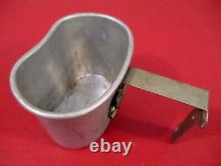 WWI AEF US Army M1917 Mounted Cavalry Canteen withKhaki Cover & Cup 1917 RARE #4