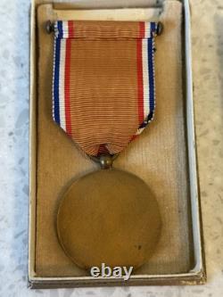 WWI AFS American Field Service Medal with Original Box