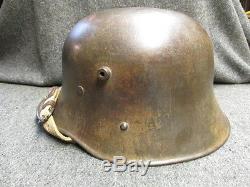 WWI AUSTRIAN MODEL 1916 HELMET-COMPLETE With LINER & CHINSTRAP