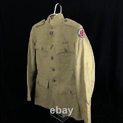 WWI Advanced Service of supply SoS wool winter uniform top jacket coat