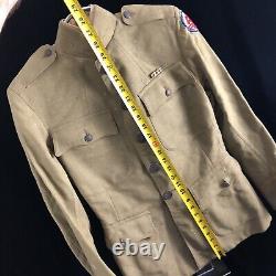 WWI Advanced Service of supply SoS wool winter uniform top jacket coat