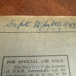 WWI Aeroplane Air Ministry Intelligence British Aeroplane, WWI Manual 1918