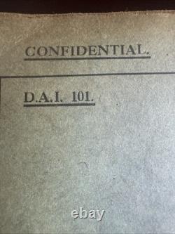 WWI Aeroplane Air Ministry Intelligence British Aeroplane, WWI Manual 1918