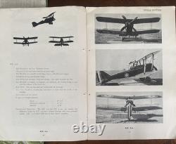 WWI Aeroplane Air Ministry Intelligence British Aeroplane, WWI Manual 1918