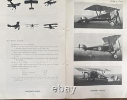 WWI Aeroplane Air Ministry Intelligence British Aeroplane, WWI Manual 1918