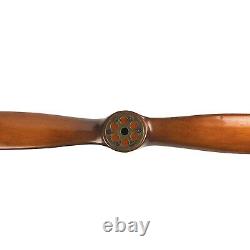 WWI Airplane Wooden Propeller Replica Vintage Aircraft Sopwith Biplane Decor 47
