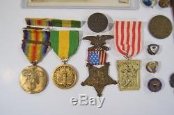 WWI Army Distinguished Service Cross Recipient 29th Division AEF Maryland Medals