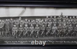 WWI Army Officers 2nd Regt 159th Depot Brigade Louisville, KY Photograph 39 x 10