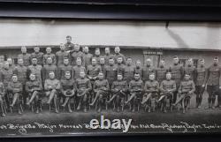 WWI Army Officers 2nd Regt 159th Depot Brigade Louisville, KY Photograph 39 x 10