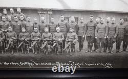 WWI Army Officers 2nd Regt 159th Depot Brigade Louisville, KY Photograph 39 x 10