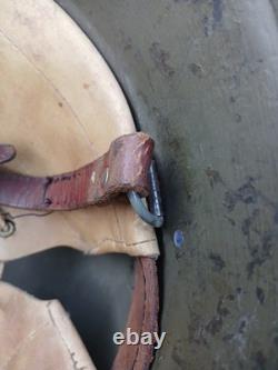 WWI Austrian Hungarian Empire Combat Helmet Original Paint Liner Chinstrap