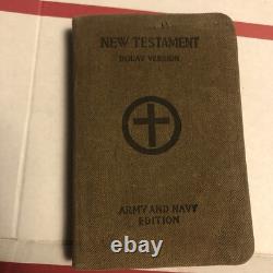 WWI BIBLE HOLY Book New Testament 1918 USGI WW US army USGI