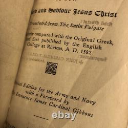 WWI BIBLE HOLY Book New Testament 1918 USGI WW US army USGI