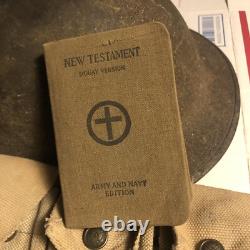 WWI BIBLE HOLY Book New Testament 1918 USGI WW US army USGI