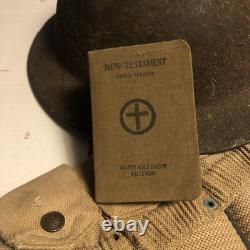 WWI BIBLE HOLY Book New Testament 1918 USGI WW US army USGI