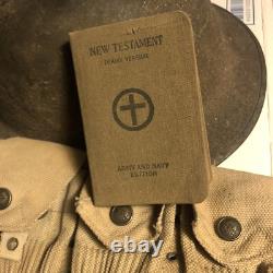 WWI BIBLE HOLY Book New Testament 1918 USGI WW US army USGI