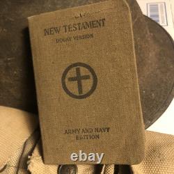 WWI BIBLE HOLY Book New Testament 1918 USGI WW US army USGI