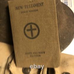 WWI BIBLE HOLY Book New Testament 1918 USGI WW US army USGI