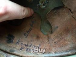 WWI Baden Ersatz Steel Pickelhaube Helmet RARE Complete German
