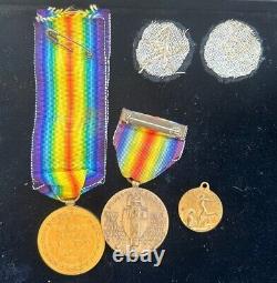 WWI Becton Dickerson & Sons BD WWI Wound Kit Original With WWI Medals