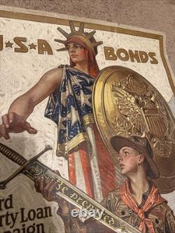 WWI Boy Scouts Of America Leyendecker Original Poster