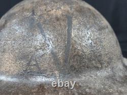 WWI British Helmet Unit or Soldier Marked
