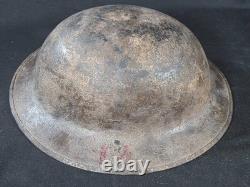 WWI British Helmet Unit or Soldier Marked