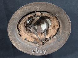 WWI British Helmet Unit or Soldier Marked