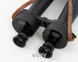 WWI Carl Zeiss Jena Delfort Binoculars 18x50 Original Leather Strap & Case