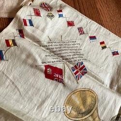 WWI Commemorative Cotton Hndkercheif British Soldier Fall In