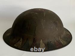 WWI Doughboy Helmet 1st Infantry Division & Big Red One & I Corps Markings